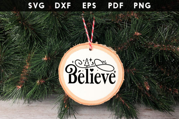 Believe SVG Christmas Ornament SVG Review