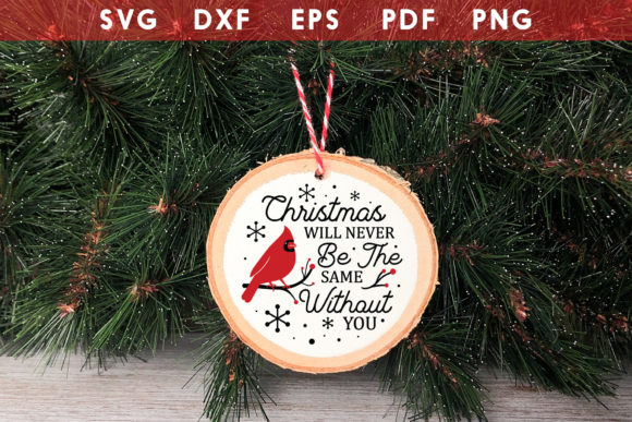 Christmas Memorial Round Ornament SVG Review