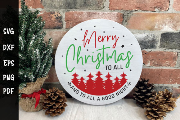 Christmas Round Sign SVG Review
