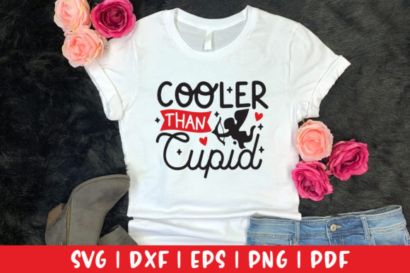 Cooler Than Cupid SVG - Valentine SVG
