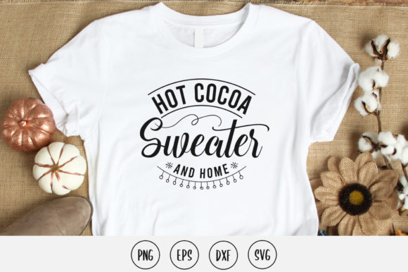 Hot Cocoa Sweater and Home Svg Design Review
