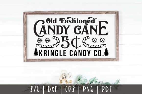 Old Fashioned Candy Cane Christmas SVG Review