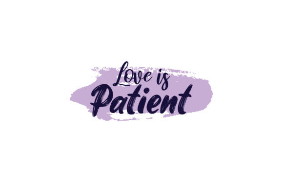 Valentine Quote Love is Patient Embroidery Review