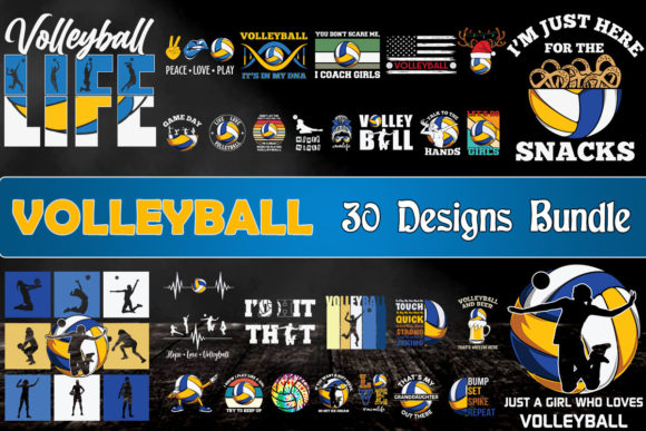 Volleyball Bundle SVG 30 Designs: A Designer’s Review