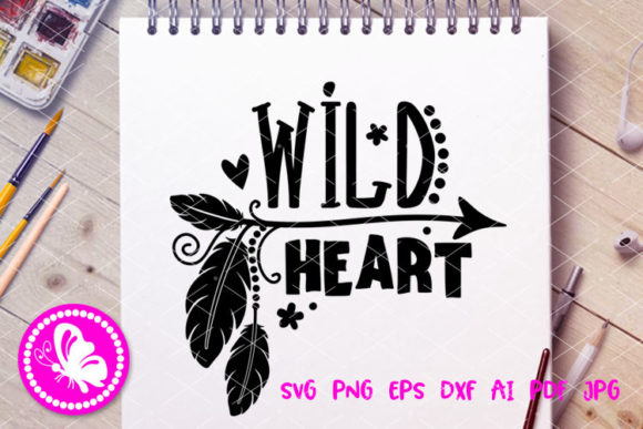 Wild Heart Quote Hippie Arrow Feathers Review